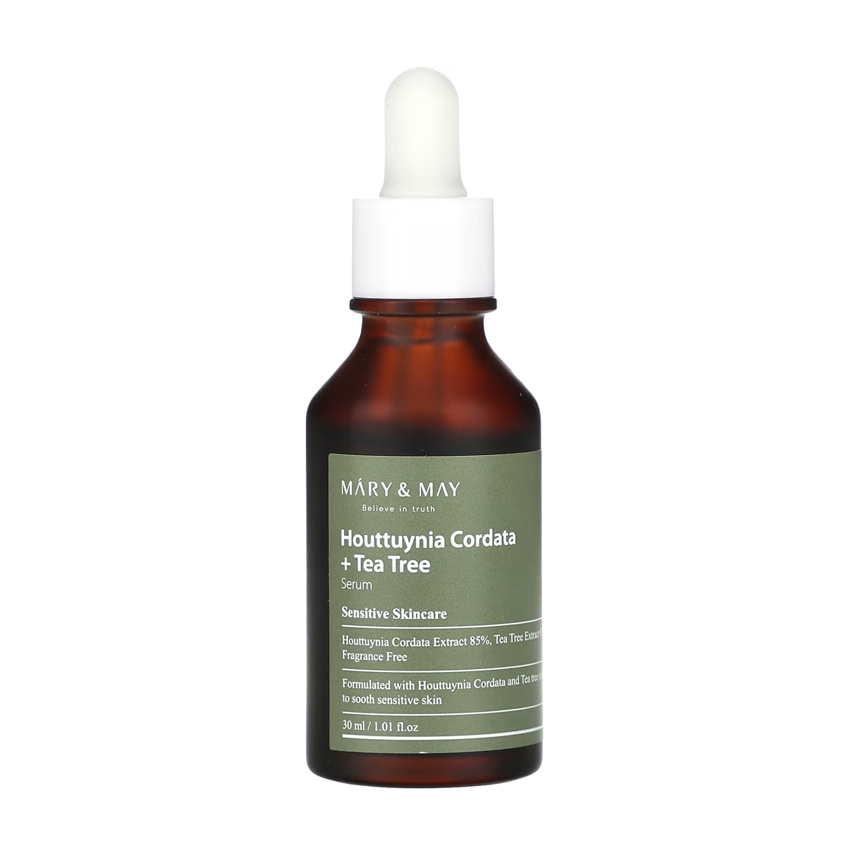 Заспокійлива сироватка для обличчя Mary &amp; May Houttuynia Cordata + Tea Tree Serum з хауттюйнією та чайним деревом, 30 мл